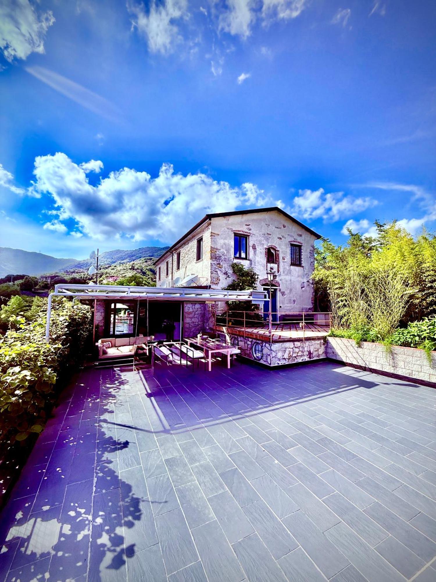La Villetta - Cozy House With Parking, Wifi, Wall Box And Air Conditioning Rapallo Exterior photo